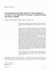 Research paper thumbnail of Overcompensation and adaptive plasticity of apical dominance in<i>Erysimum strictum</i>(Brassicaceae) in response to simulated browsing and resource availability