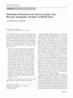 Research paper thumbnail of Publication of Research in Sex Roles on Lesbian, Gay, Bisexual, Transgender, and Queer (LGBTQ) Issues