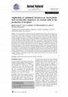 Research paper thumbnail of Application of optimized Streptococcus thermophilus and Lactobacillus bulgaricus on coconut milk in the production of niyoghurt