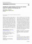 Modelling the spatial abundance of invasive deer and their impacts on vegetation at the landscape scale Cover Page