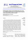 Research paper thumbnail of Orthographic Analysis of Social Media Discourse: The Case of WhatsApp Messages of Undergraduate Students at the National University of Lesotho