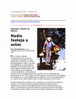 Research paper thumbnail of Nadie festeja a solas