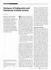 Research paper thumbnail of Intrigues of Indigeneity and Patriarchy in Khasi Society