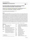 Heart Rate Variability and Cardiopulmonary Dysfunction in Patients with Duchenne Muscular Dystrophy: A Systematic Review Cover Page