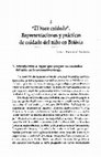 El buen cuidado" : representaciones y practicas de cuidado del nino en Bolivia Cover Page