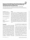 Research paper thumbnail of Response to (chloro)biphenyls of the polychlorobiphenyl-degraderBurkholderia xenovoransLB400 involves stress proteins also induced by heat shock and oxidative stress