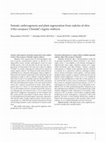 Somatic embryogenesis and plant regeneration from radicles of olive (Olea europaea ‘Chemlal’) zygotic embryos Cover Page