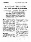 Research paper thumbnail of BIOSENSORS-94 - a Preview of the Third-World Congress on Biosensors