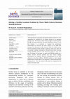 Research paper thumbnail of Solving a Facility Location Problem by Three Multi-Criteria Decision Making Methods