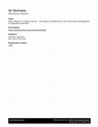 Research paper thumbnail of Policy design in complex arenas : the impact of SARA title on the community management of hazardous materials