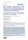 Research paper thumbnail of The Musical Subconscious: from Mozart  to  Rossini,  Metamorphosis  of  a Coloratura,  a  Compendium  of  Musical and Psychological Appreciation