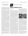 Research paper thumbnail of Being a Martyr in Iran