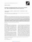 The impact of organizational culture on the outcome of hospital care: After the implementation of person-centred care Cover Page