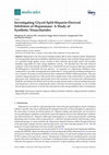 Research paper thumbnail of Investigating Glycol-Split-Heparin-Derived Inhibitors of Heparanase: A Study of Synthetic Trisaccharides