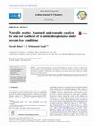 Natrolite zeolite: A natural and reusable catalyst for one-pot synthesis of α-aminophosphonates under solvent-free conditions Cover Page