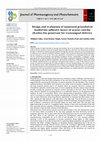 Research paper thumbnail of Design and evaluation of nanosized griseofulvin loaded bio-adhesive layers of acacia catechu (Katha) bio-penetrant for Transungual delivery