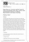 Research paper thumbnail of Organ music per l’elevatione and the Council of Trent in seventeenth-century Italy: contexts, style, and performance practices as a musical representation of the nature of the Mass