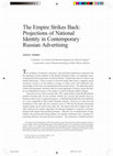 Research paper thumbnail of The Empire Strikes Back: Projections of National Identity in Contemporary Russian Advertising