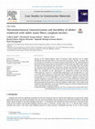 Thermomechanical characterization and durability of adobes reinforced with millet waste fibers (sorghum bicolor) Cover Page