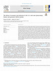 Research paper thumbnail of The threat of economic grid defection in the U.S. with solar photovoltaic, battery and generator hybrid systems