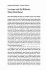 Research paper thumbnail of Levinas und die Künste: Eine Einleitung