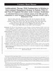 Research paper thumbnail of Antithrombotic Therapy With Fondaparinux in Relation to Interventional Management Strategy in Patients With ST- and Non–ST-Segment Elevation Acute Coronary Syndromes