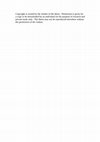 Men's stories : an analysis of men's talk of separation : a thesis presented in partial fulfilment of the requirements for the degree of Master of Philosophy in Psychology, Massey University, Palmerston North, New Zealand, 2006 Cover Page