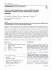 Research paper thumbnail of Cold stress and freezing tolerance negatively affect the fitness of Arabidopsis thaliana accessions under field and controlled conditions