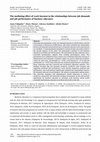 Research paper thumbnail of The mediating effect of work burnout in the relationships between job demands and job performance of business educators