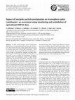 Impact of energetic particle precipitation on stratospheric polar constituents: an assessment using monitoring and assimilation of operational MIPAS data Cover Page