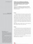 Research paper thumbnail of Políticas de revalidação de diplomas de pós-graduação em direito no Brasil : dificuldades e desafios para o sistema brasileiro = Policies on validation of foreign graduate diplomas on Law in Brazil? Challenges for the Brazilian System