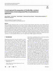 Research paper thumbnail of A novel approach for preparation of CH3NH3PbBr3 via direct transformation of electrodeposited PbO2 for photodetector application