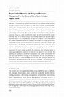 Research paper thumbnail of Beyond Urban Planning: Challenges of Resource Management in the Construction of Late Antique Capital Cities