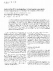 Research paper thumbnail of Analysis of the cDNA for phospholipase A2 from honeybee venom glands. The deduced amino acid sequence reveals homology to the corresponding vertebrate enzymes