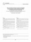 Research paper thumbnail of The correlation between aerobic mesophilic microorganism counts and Dornic acidity in expressed human breastmilk Correlação entre população de microrganismos mesófilos aeróbios e acidez Dornic no leite humano ordenhado