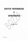 ENTITA' INTERMEDIE E SPIRITROPIA di G. Turrisi Cover Page