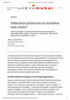 Research paper thumbnail of Soberania autóctone ou moinhos sem vento?