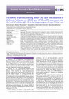 Research paper thumbnail of The effects of aerobic training before and after the induction of Alzheimer’s disease on ABCA1 and APOE mRNA expression and the level of soluble Aβ1-42 in the hippocampus of male Wistar rats