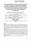 Research paper thumbnail of The Comparison of Effect of High Intensity Interval Training Compared to Aerobictraining on Serum Levels of Some of Stressactivatedprotein Kinases and Glucose Intype II Diabetic Men with Peripheralneuropathy