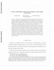 Research paper thumbnail of Social networks, financial literacy, and index insurance