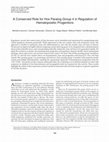 A Conserved Role for Hox Paralog Group 4 in Regulation of Hematopoietic Progenitors Cover Page