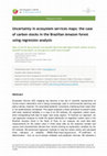 Uncertainty in ecosystem services maps: the case of carbon stocks in the Brazilian Amazon forest using regression analysis Cover Page