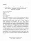 Earthworm biological traits, soil and landscape characteristics Cover Page