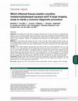 Which inflamed tissues explain a positive metatarsophalangeal squeeze test? A large imaging study to clarify a common diagnostic procedure Cover Page