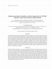 Synthetic generation of monthly sea surface temperatures in "El Niño" regions by means of the Fiering-Svanidze method Cover Page