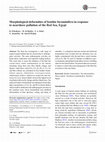 Morphological deformities of benthic foraminiferal tests in response to pollution by heavy metals; implications for pollution monitoring Cover Page