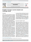 E-Health in Europe: Current situation and challenges ahead Cover Page