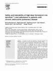 Safety and tolerability of high-dose formoterol (via Aerolizer®) and salbutamol in patients with chronic obstructive pulmonary disease Cover Page