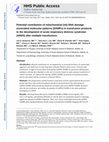 Potential contribution of mitochondrial DNA damage associated molecular patterns in transfusion products to the development of acute respiratory distress syndrome after multiple transfusions Cover Page