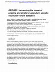 GRIDSS2: comprehensive characterisation of somatic structural variation using single breakend variants and structural variant phasing Cover Page